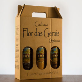 BOX Cachaça Orgânica Flor das Gerais – 03 x 700 ml